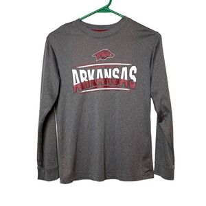 Campus Heritage Youth Medium Arkansas Razorbacks Long‎ sleeve 10 12
